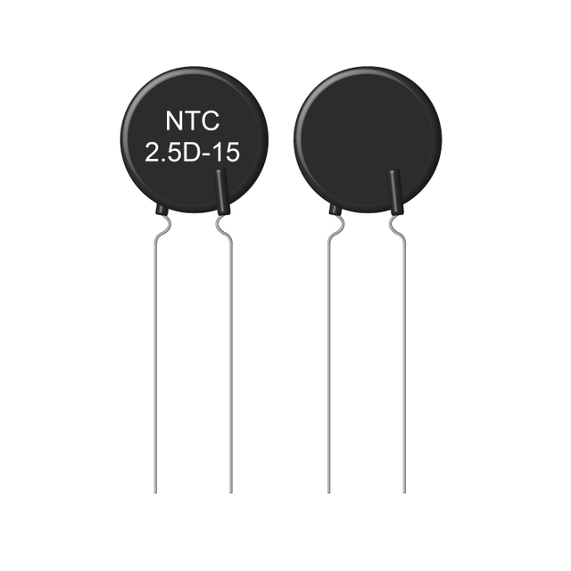 NTC 热敏电阻 MF72 系列 2.5D-15 2.5Ω 8A 盘式过流保护器件