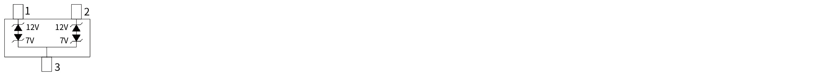 YINT ESD diodes Functional Diagram SOT23 ESDSM712 Series