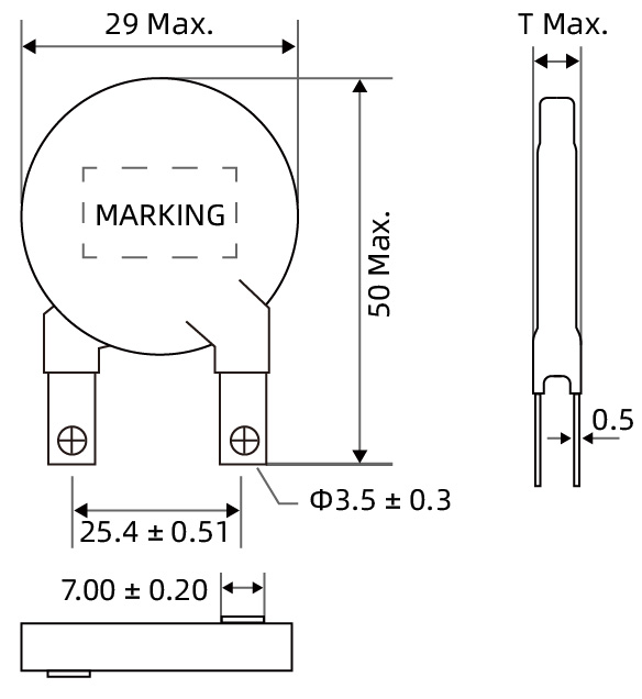 YINT MOV Protection 25D Series package