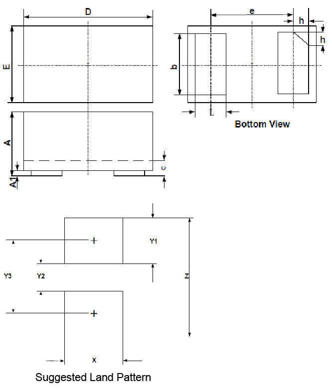 YINT ESD Protection Diode DFN0603 ESDLLC5V0D06BH package