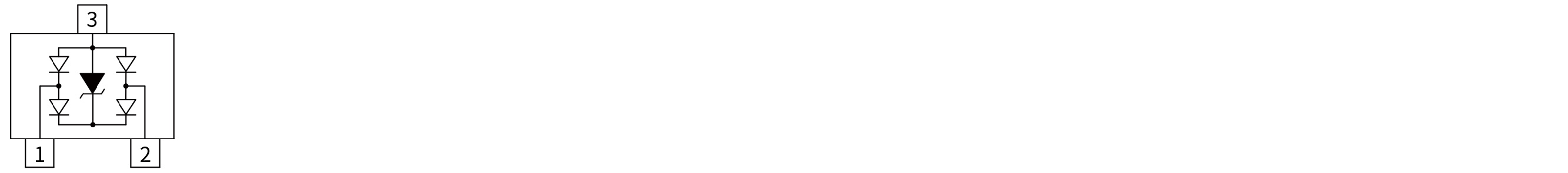 YINT ESD diodes Functional Diagram SOT23 ESDSR05AP Series