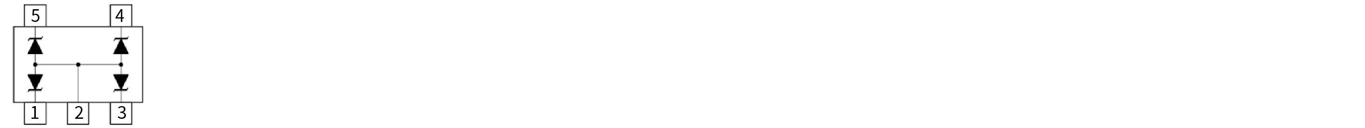 YINT ESD diodes Functional Diagram SOT-553 Series