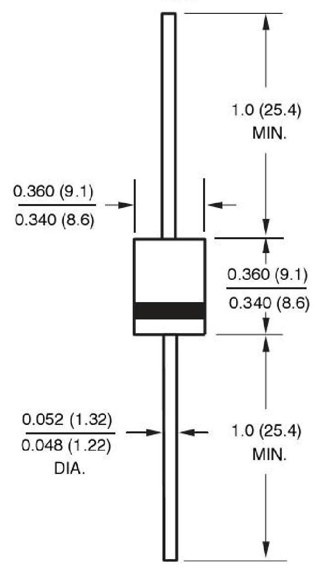 YINT TVS diodes P600 package