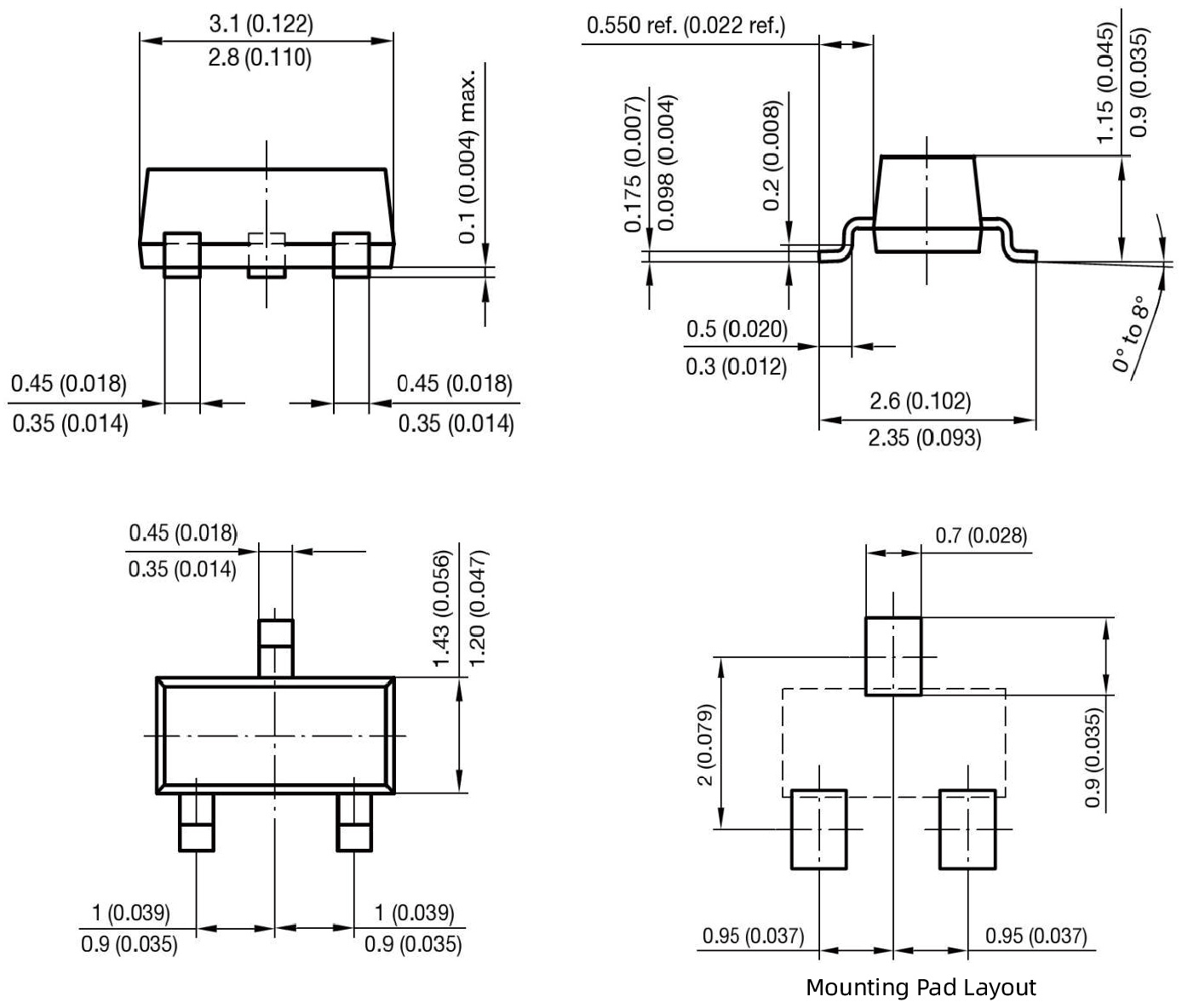 YINT ESD Protection Diode SOT23 package