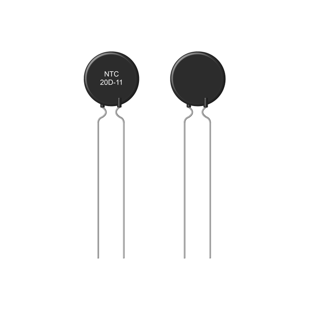 NTC 热敏电阻 MF72 系列 20D-11 20Ω 2A 盘式过流保护器件